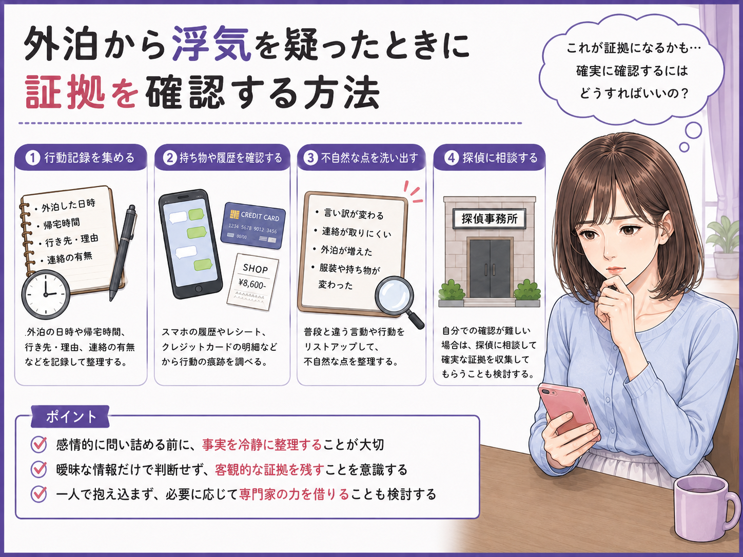 �O�����畂�C���^�����Ƃ��ɏ؋����m�F������@