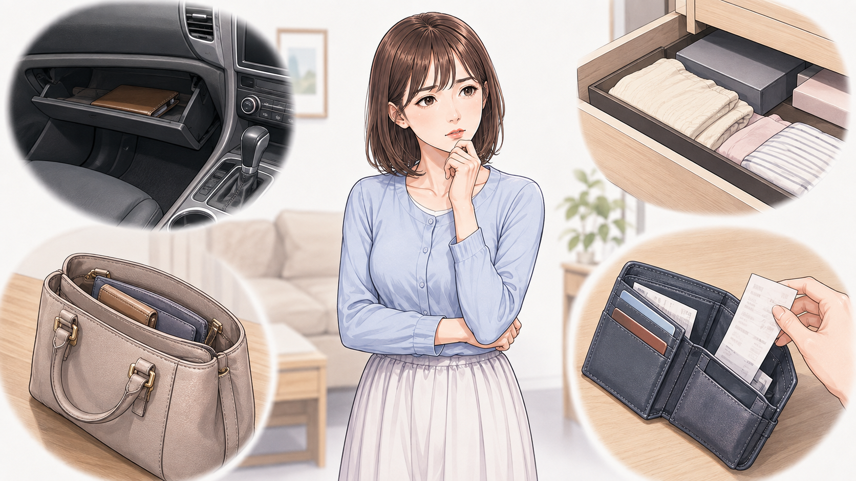 浮気の証拠はどこに隠す?確認したい場所