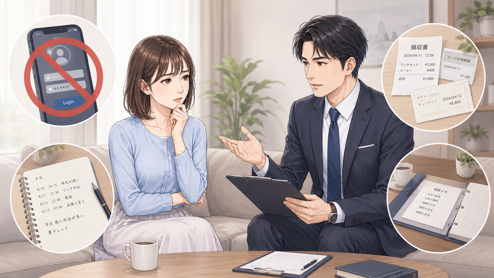 浮気の隠し場所を探すときの注意点と証拠が見つからない場合