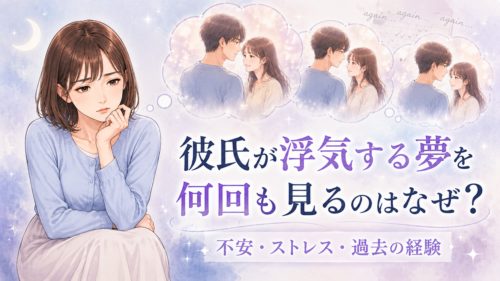彼氏が浮気する夢を何度も見るのはなぜ?