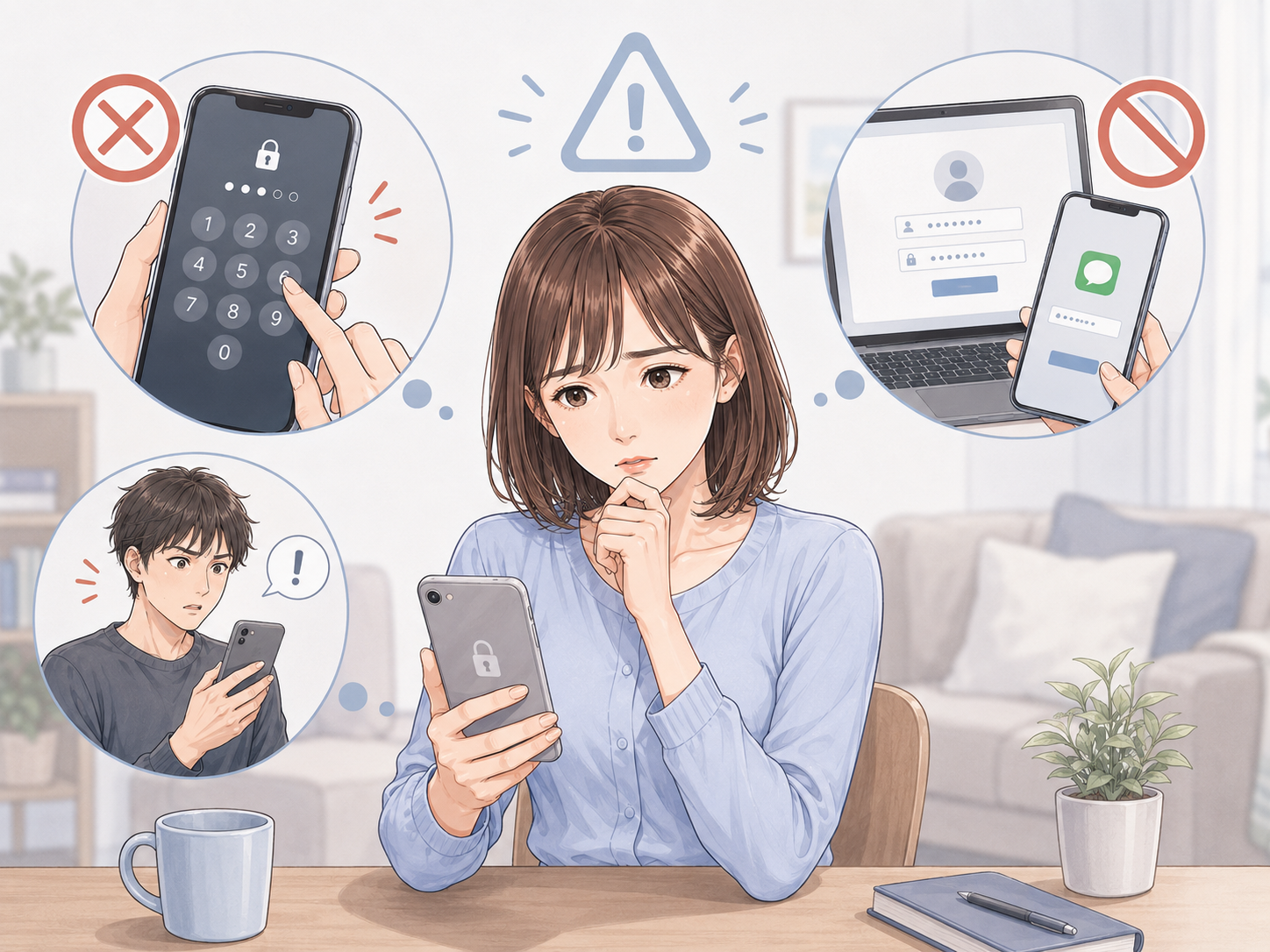 浮気調査で携帯ロックを無理に解除する前に知っておきたい注意点