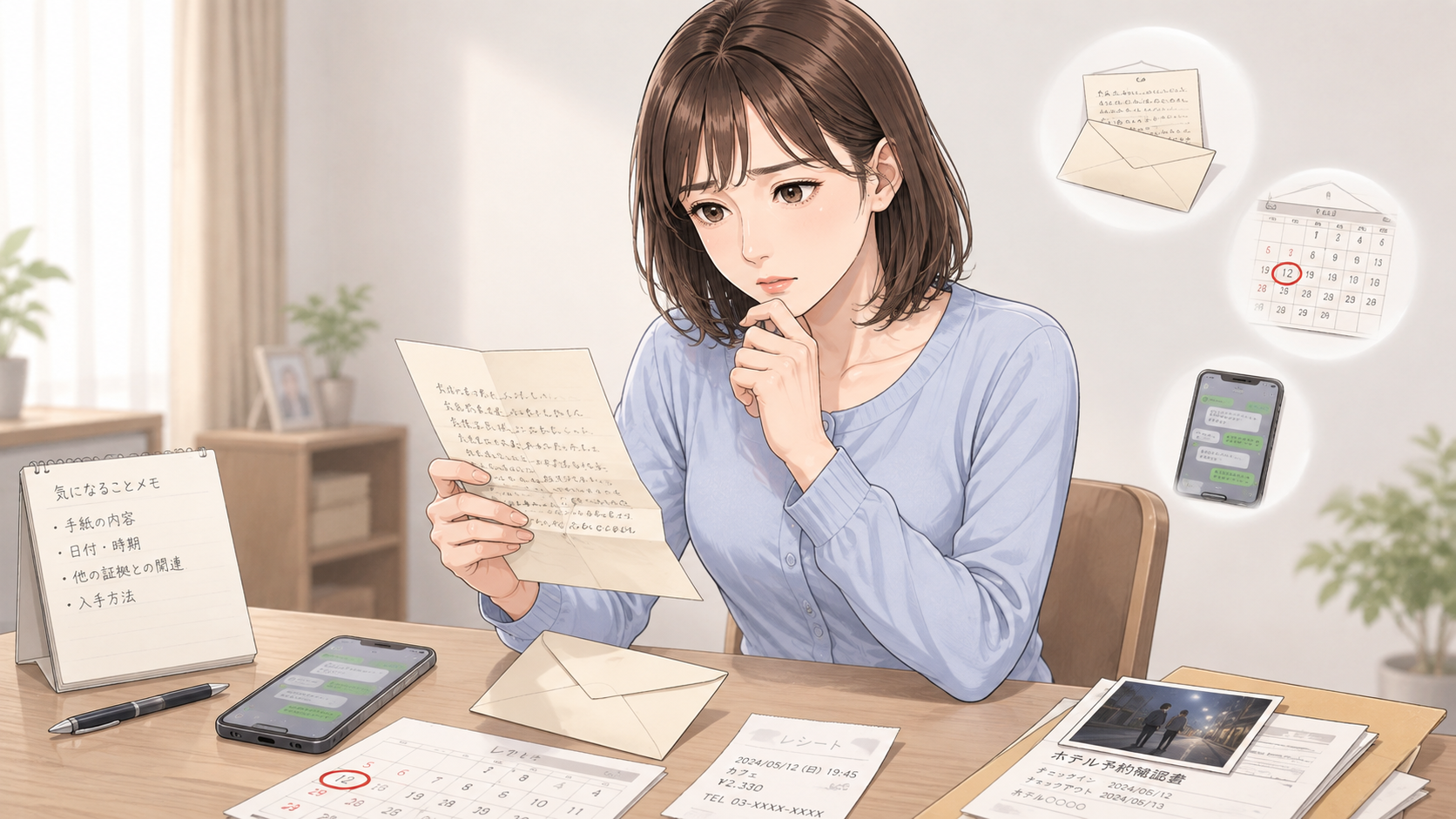 浮気の手紙は証拠になる?証拠としての考え方